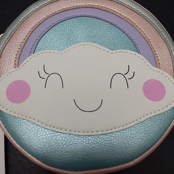 Betsey Johnson pastel rainbow coin purse - Picture 6 of 6